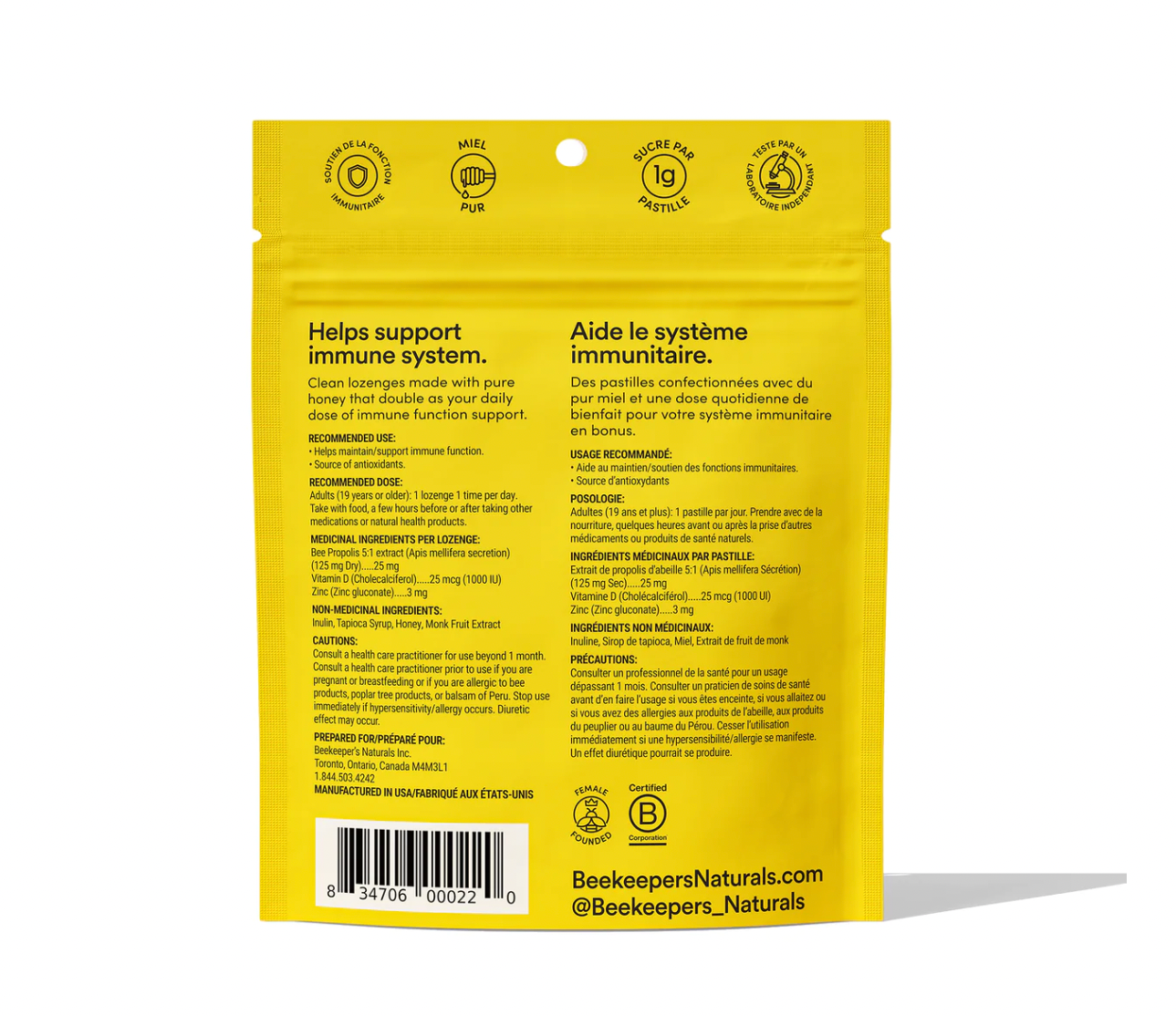 HONEY PROPOLIS LOZENGES