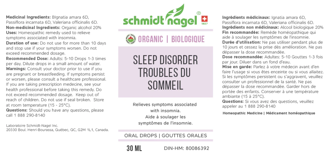 Trouble du sommeil