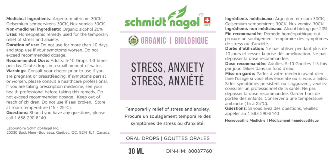 Stress, anxiété
