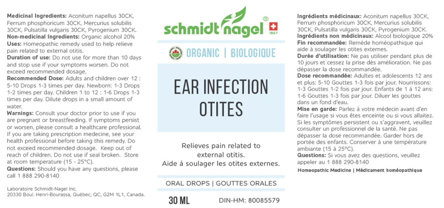 Infection de l'oreille