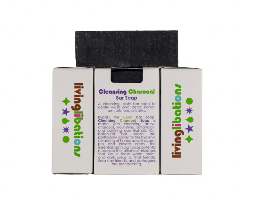 Savon nettoyant au charbon