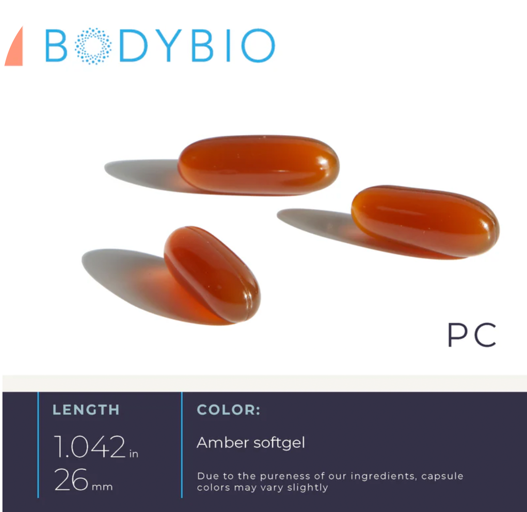 BodyBio PC (phosphatidylcholine) 60 gélules