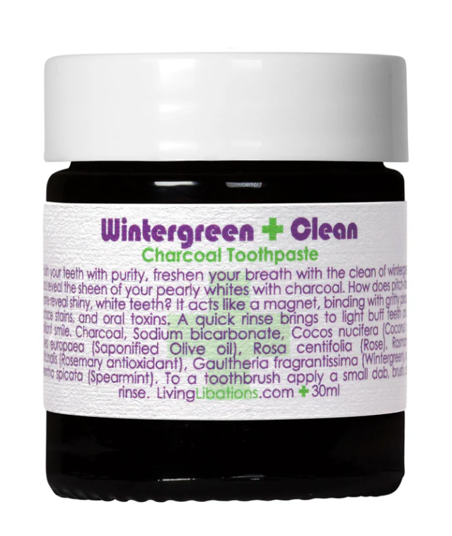 Dentifrice au charbon Wintergreen Clean