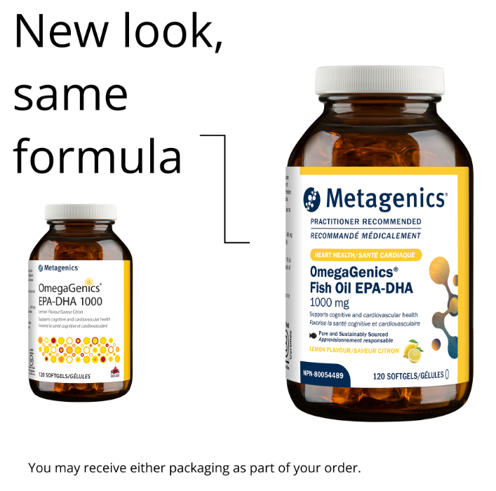 OmegaGenics® Fish Oil EPA-DHA 1000