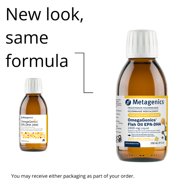 OmegaGenics® Fish Oil EPA-DHA 2400