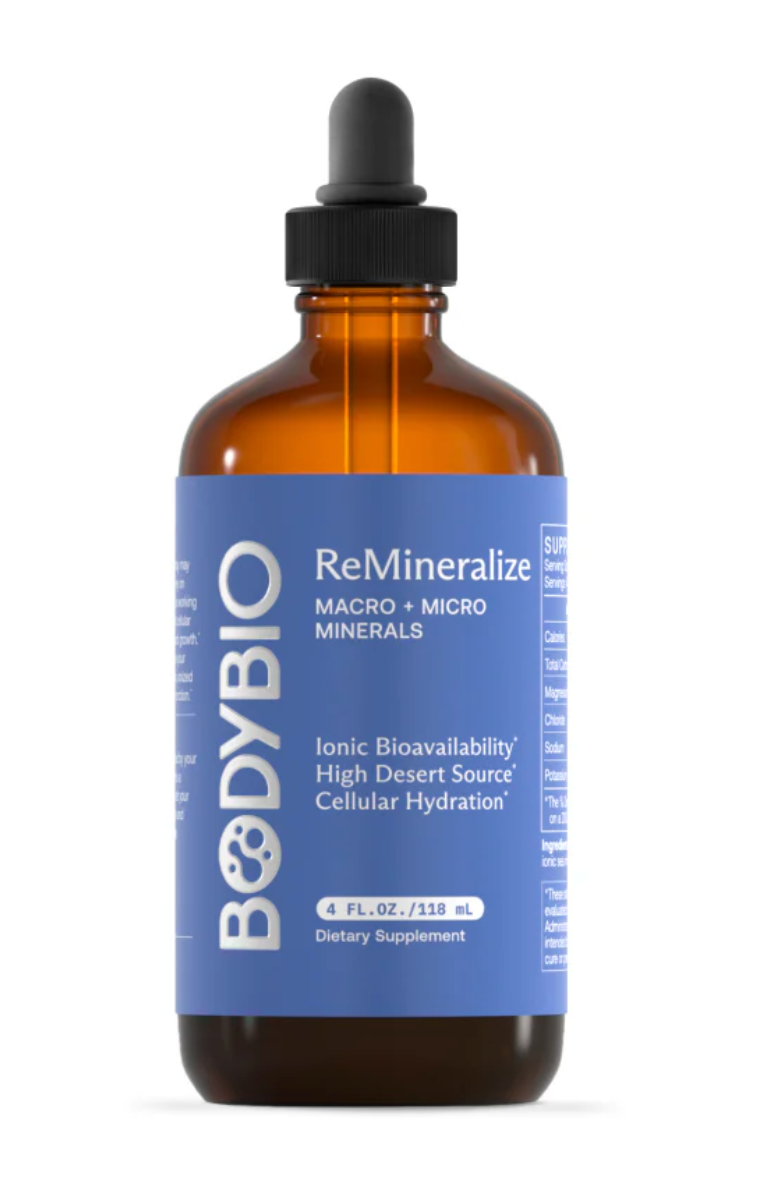 BodyBio ReMineralize : alimentez vos cellules avec des macro-éléments et des oligo-éléments