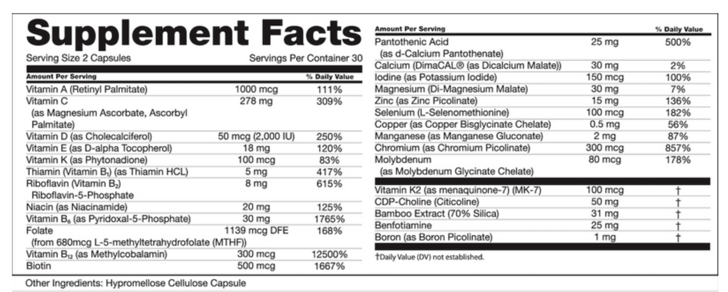 GÜD pour TOUS - multivitamines