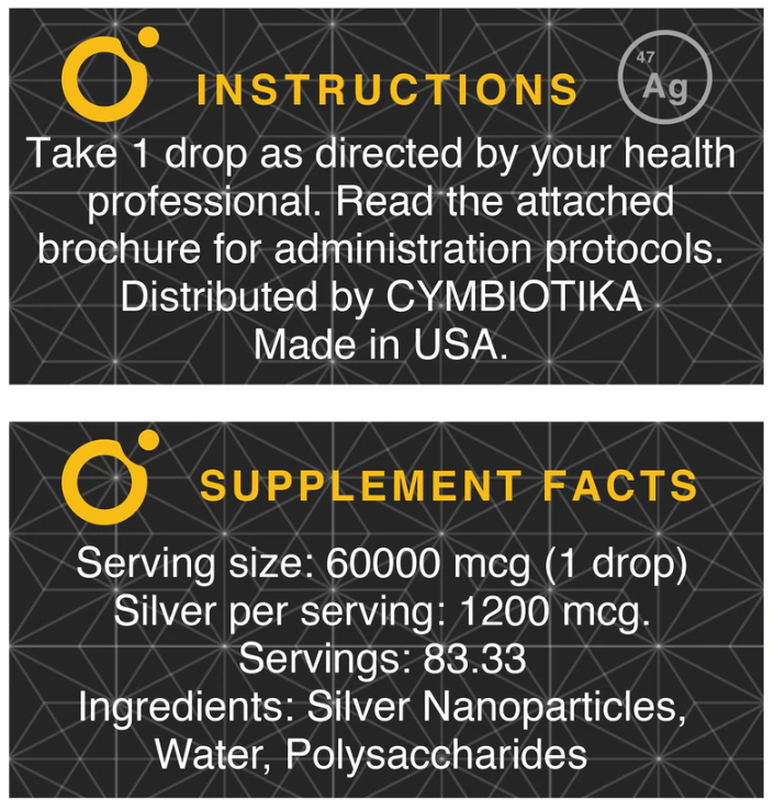 Argent enrobé (défense immunitaire ultime) - CYMBIOTIKA
