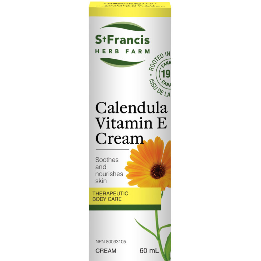 Crème au calendula et à la vitamine E