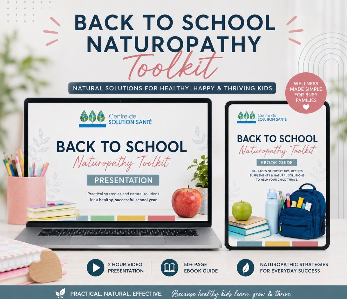 Back to School Parent Toolkit (recording & ebook) - EN - Centre de Solution Santé