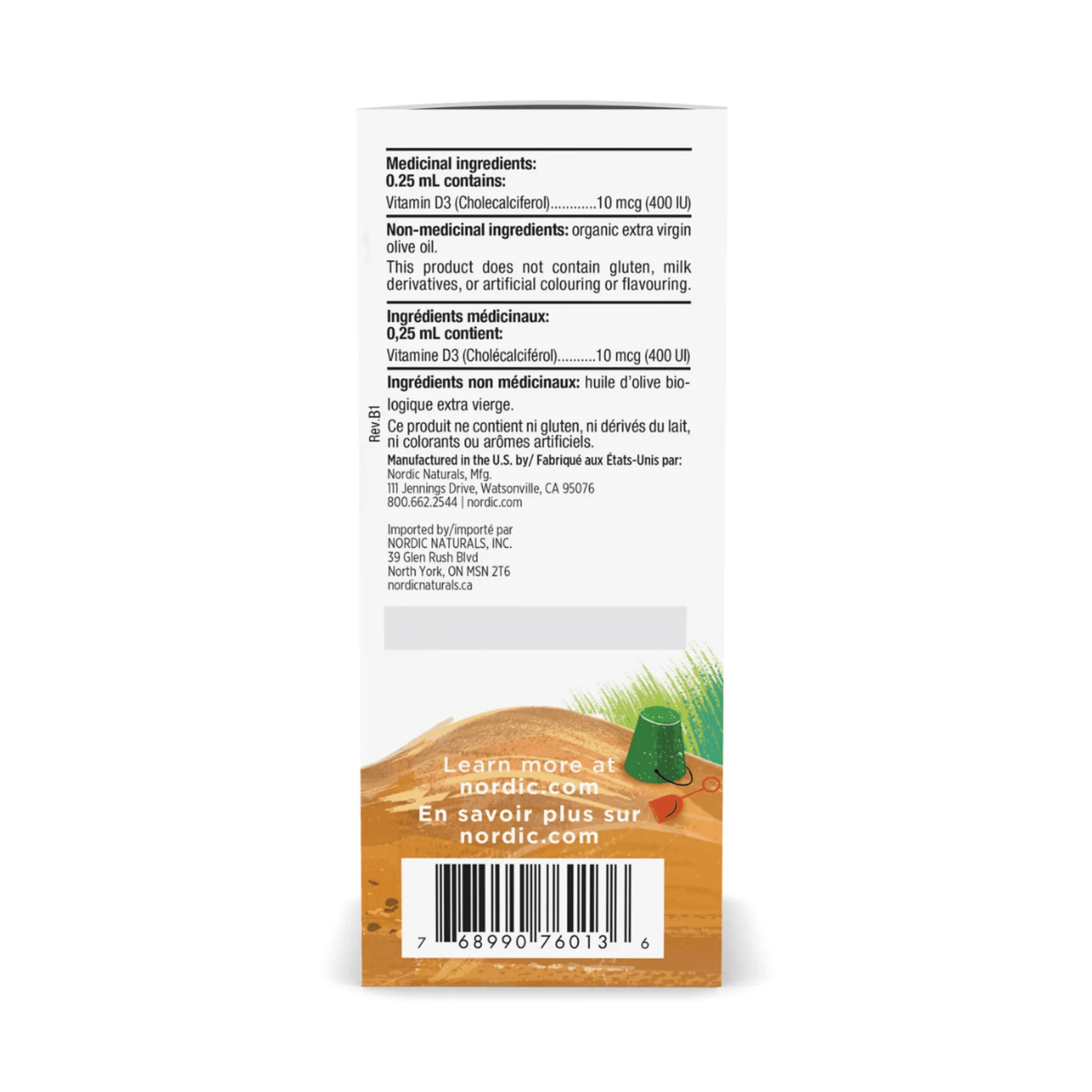 Nordic Naturals Baby's Vitamin D3 - Nordic Naturals