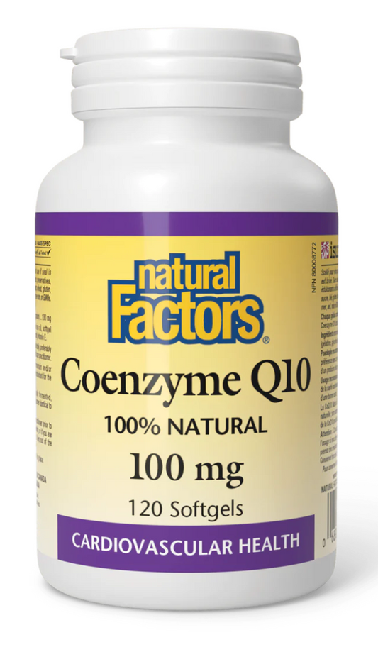 Coenzyme Q10 100 % Natural 100 mg
