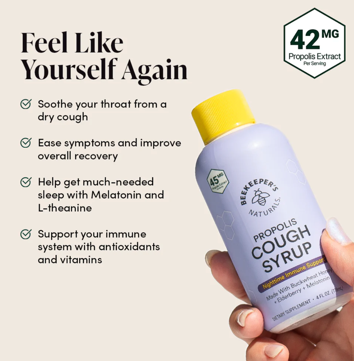 Nighttime Propolis Cough Syrup – Centre de Solution Santé