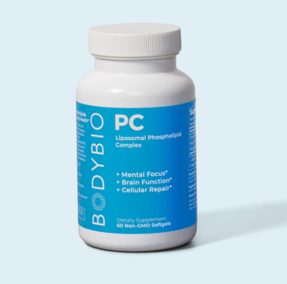 BodyBio PC (Phosphatidylcholine) 60 Softgels