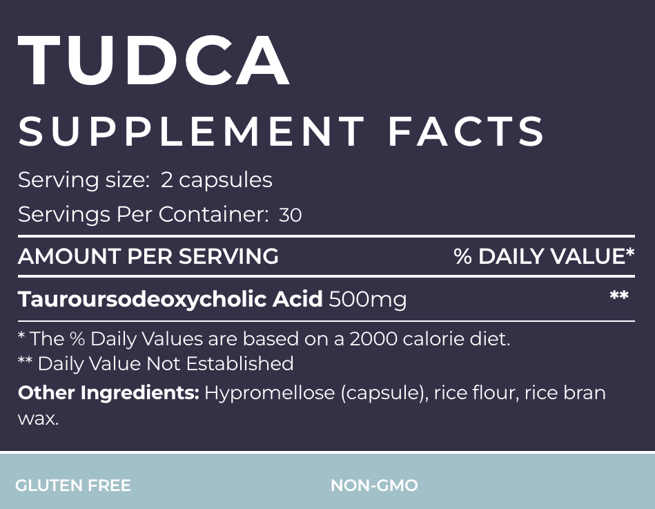 TUDCA (Tauroursodeoxycholic Acid) Supplement