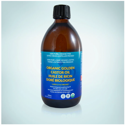 Organic Golden Castor Oil | 100% Pure, Hexane-Free, Extra Virgin