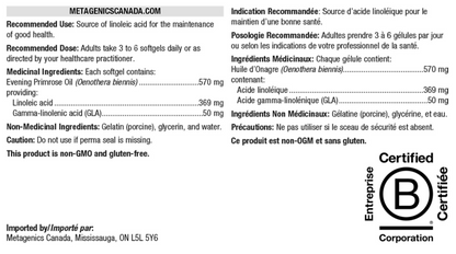 Huile d'onagre OmegaGenics®