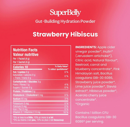 SuperBelly Strawberry Hibiscus