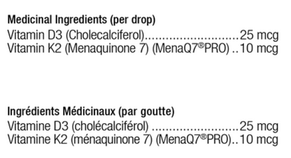 Vitamin D3 with K2 Liquid