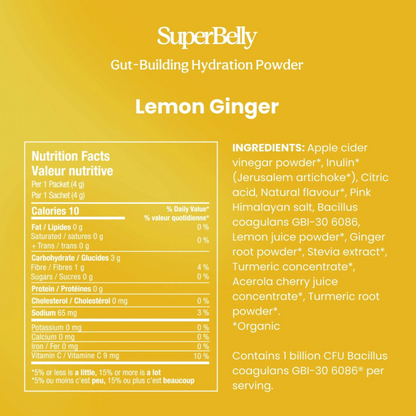 SuperBelly Lemon Ginger