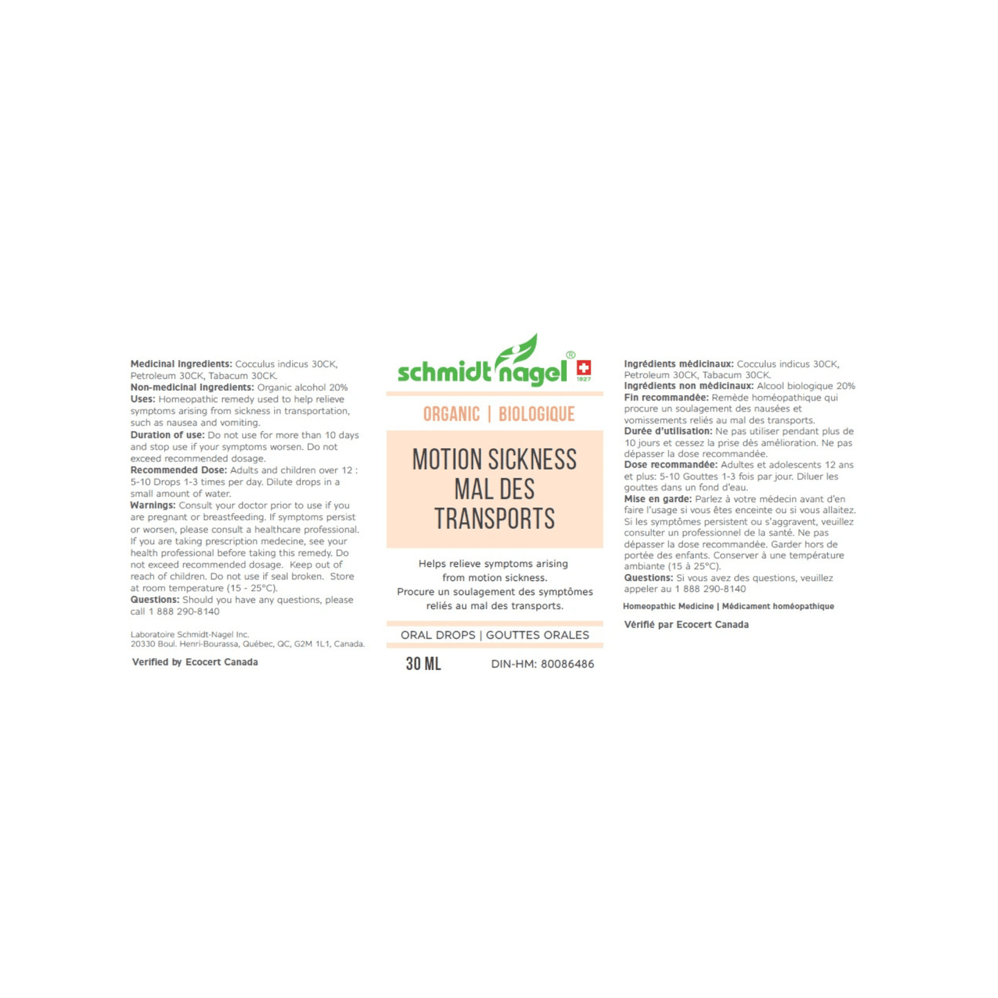 Schmidt-Nagel Motion sickness - Schmidt Nagel