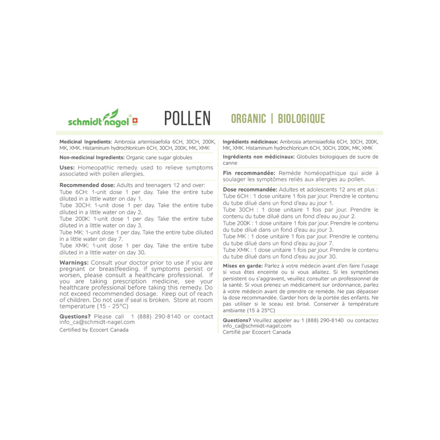 Schmidt-Nagel Pollen - Schmidt Nagel