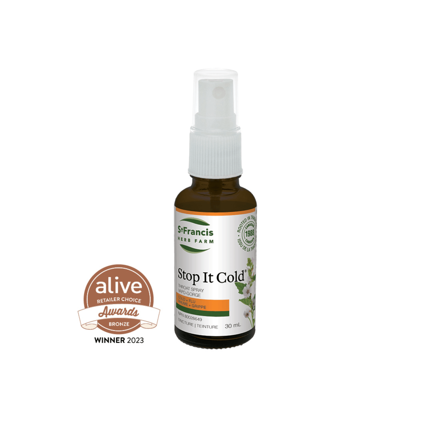 St. Francis Stop It Cold Throat Spray - St Francis