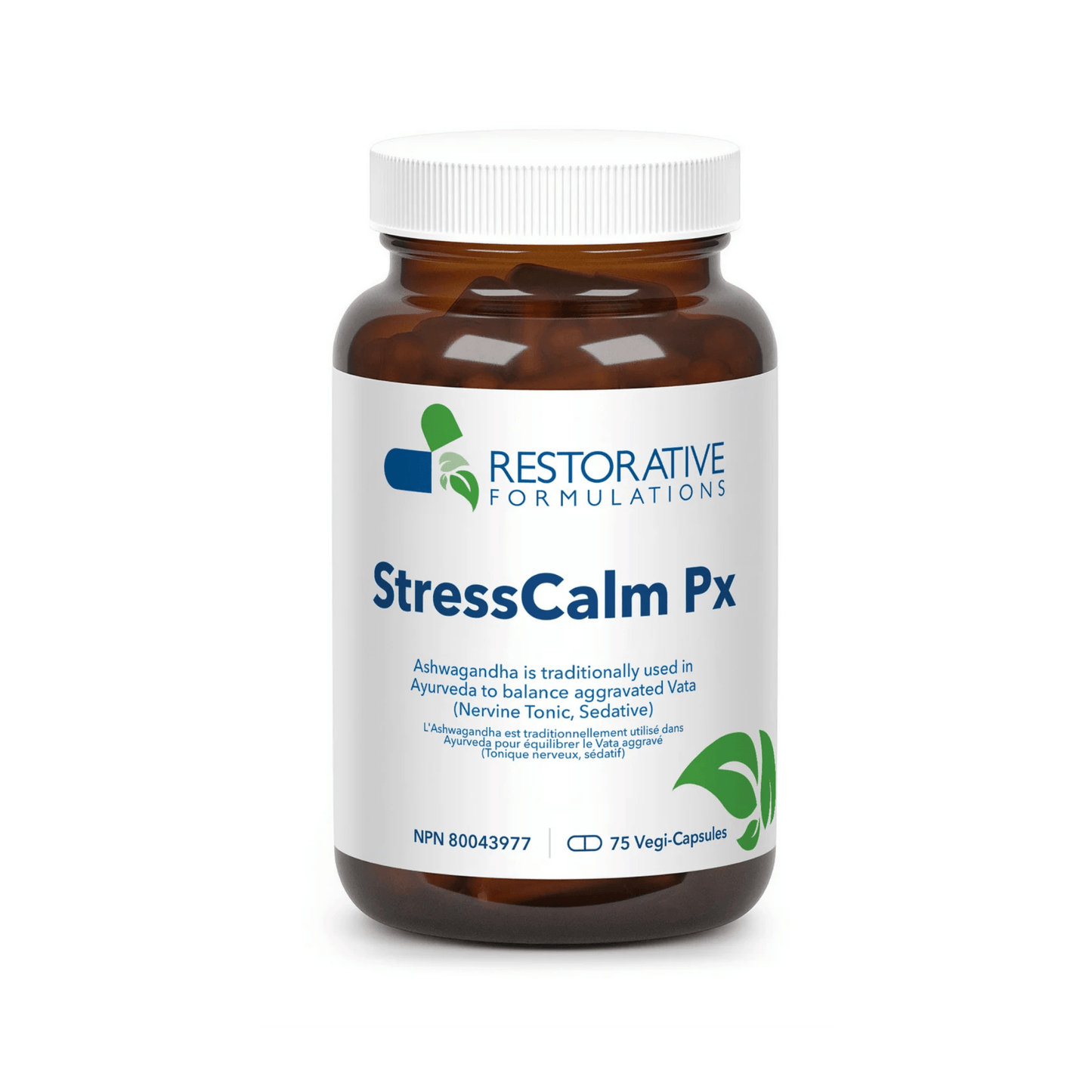 Restorative Formulations StressCalm Px 75 Vegi Caps - Restorative Formulations