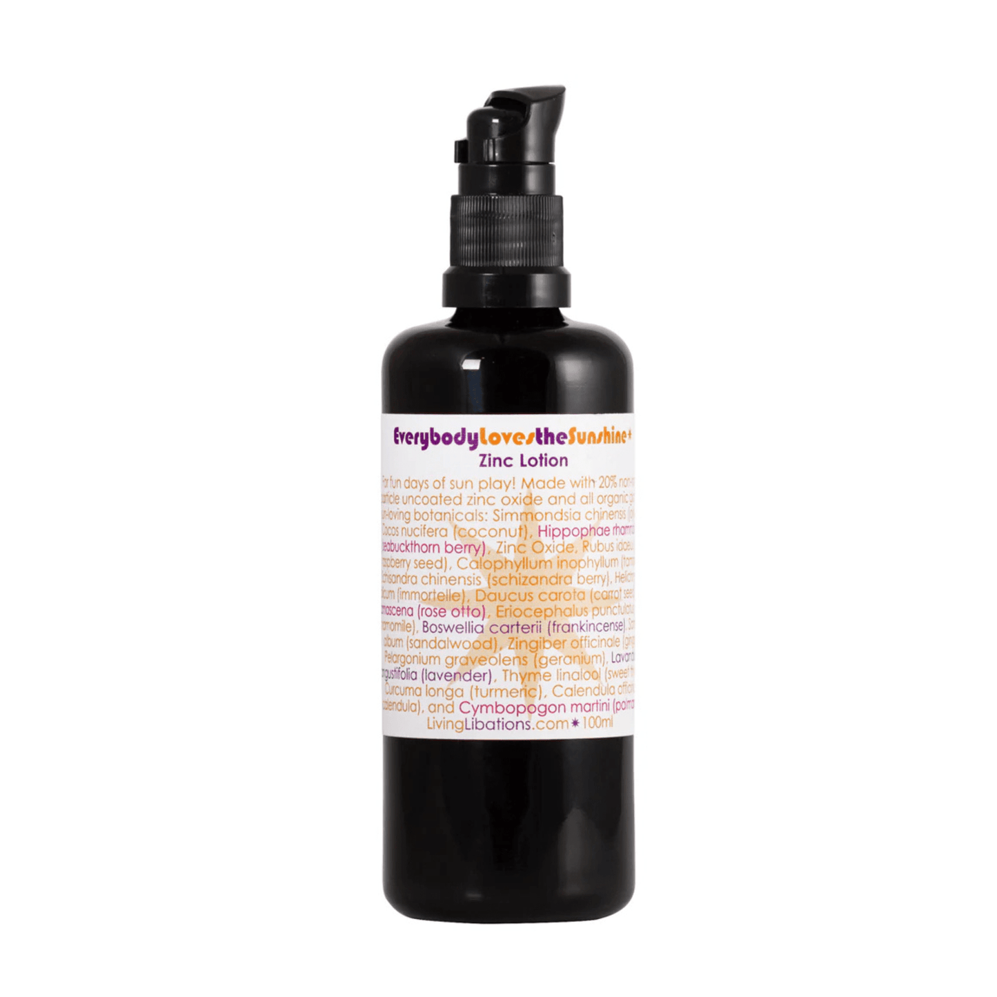 Living Libations Everybody Loves the Sunshine Zinc Lotion - Living Libations