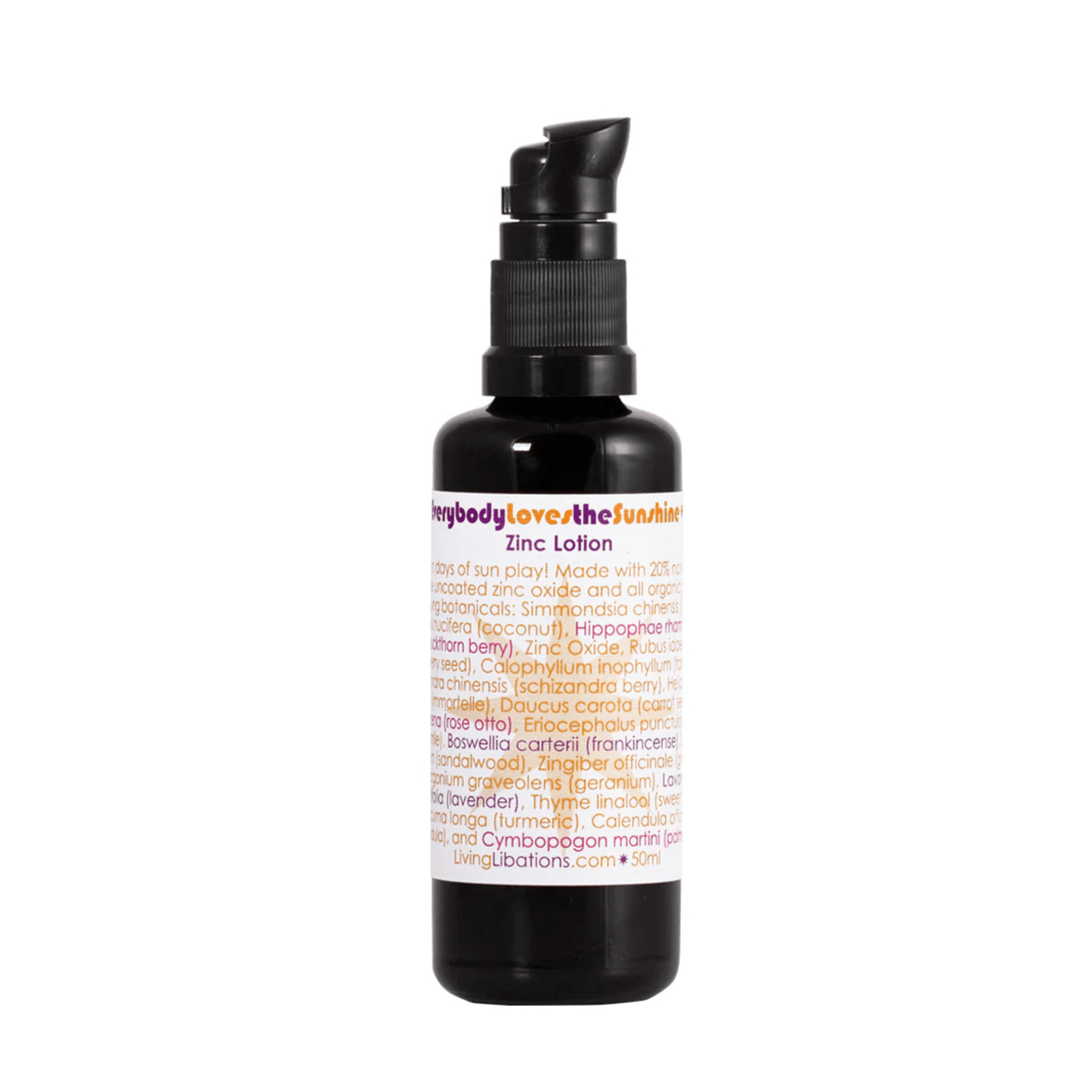 Living Libations Everybody Loves the Sunshine Zinc Lotion - Living Libations