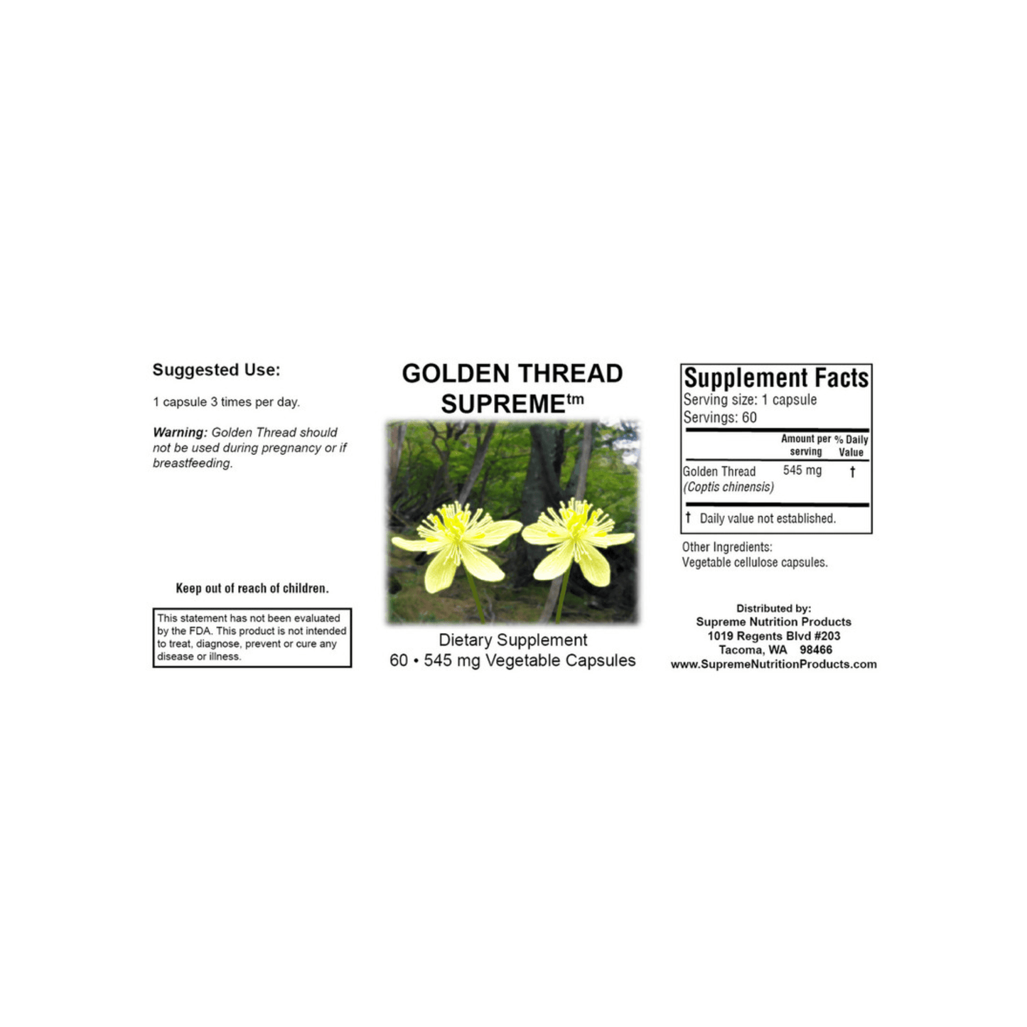 Supreme Nutrition Golden Thread Supreme - Supreme Nutrition