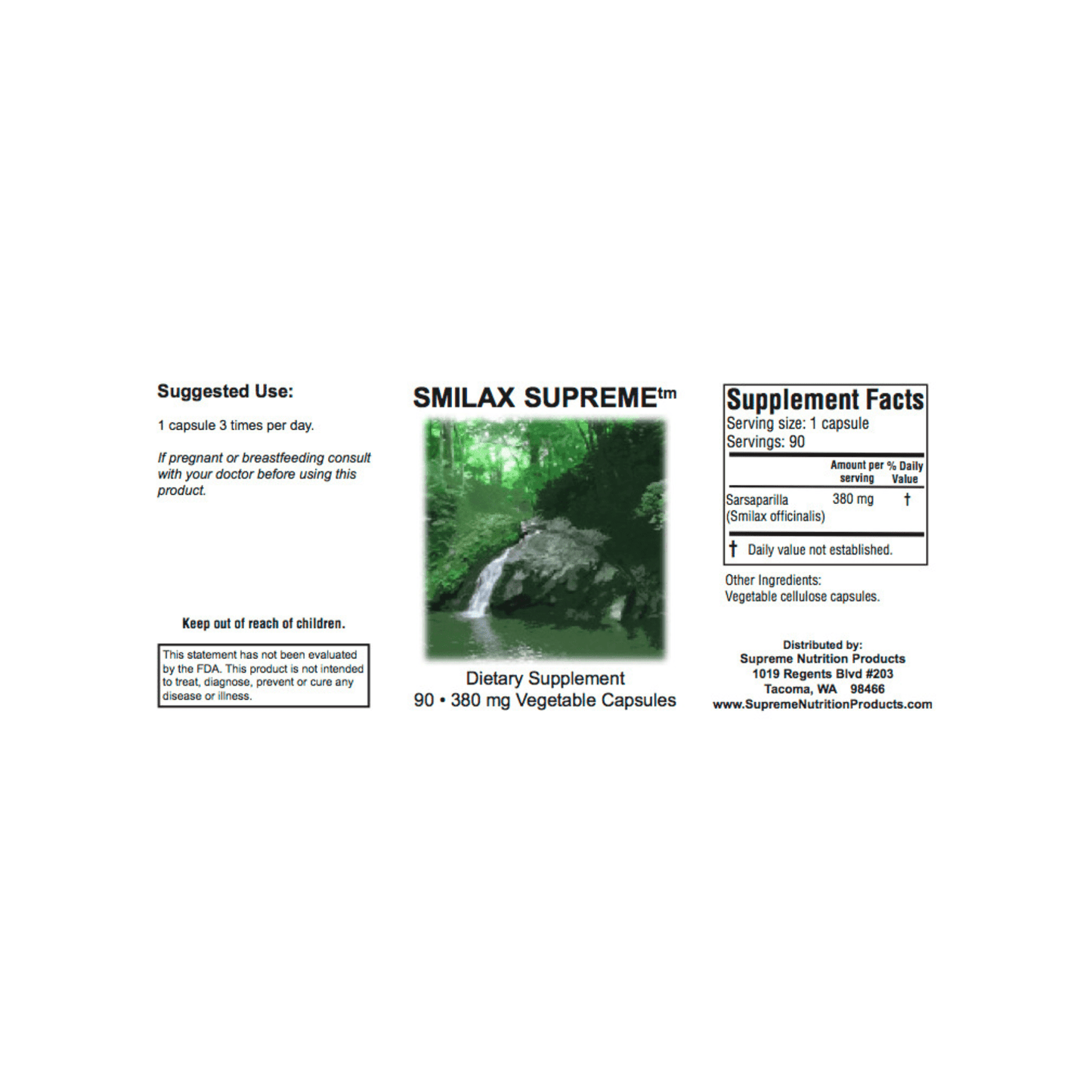 Supreme Nutrition Smilax Supreme - Supreme Nutrition