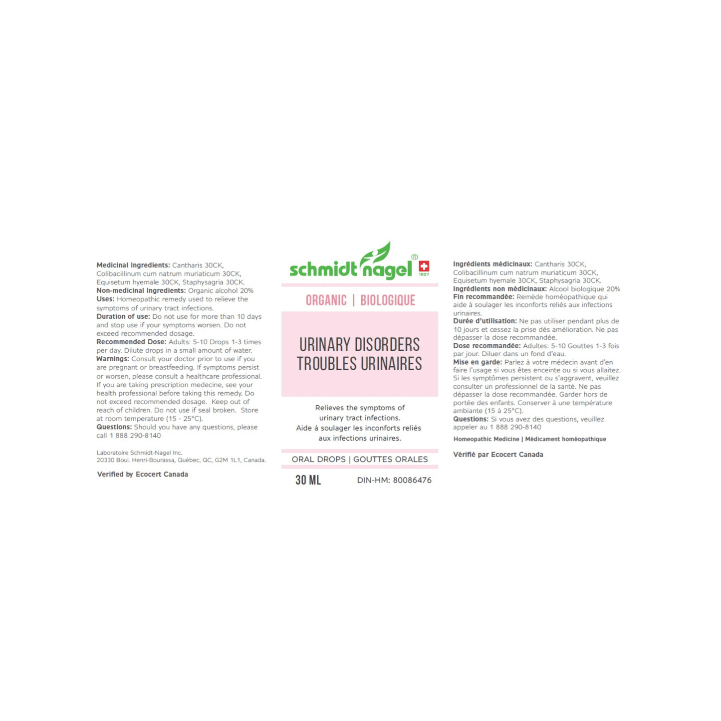 Schmidt-Nagel Urinary disorders - Schmidt Nagel